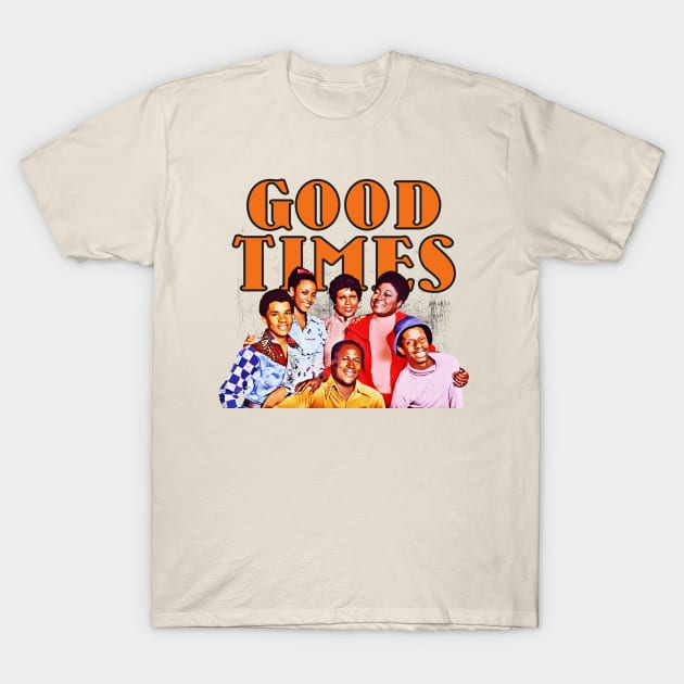 Good Times 70s tv show vintage retro T-Shirt by Mandegraph